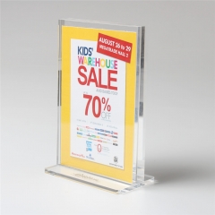 A6 Acrylic Sign Holder