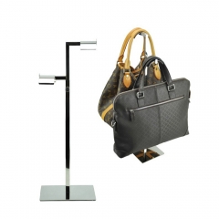 Double Side T bar Handbag Display Stand