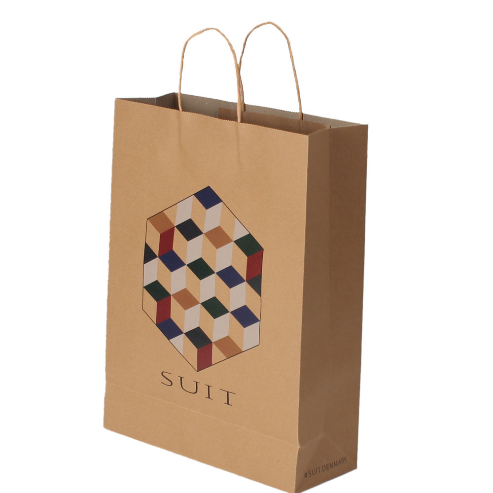 custom portable kraft paper bag, portable kraft paper bag, kraft paper ...