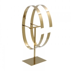 Polished Gold Belt Display Stand