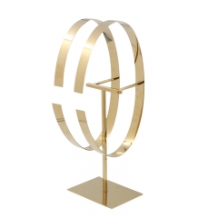 Polished Gold Belt Display Stand