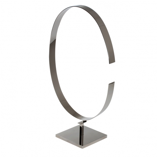 Polished Silver Belt Display Stand