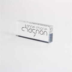 Custom Clear Acrylic Block