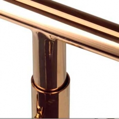 Polished Rose Gold T-Bar Display