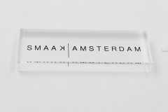 Custom Clear Acrylic Logo Block