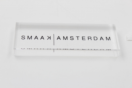 Custom Clear Acrylic Logo Block