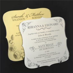 Custom Acrylic Wedding Invitation