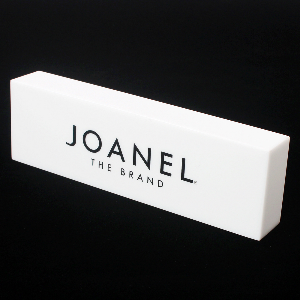 acrylic logo cube