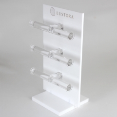 White Acrylic T-bar Jewelry Stand