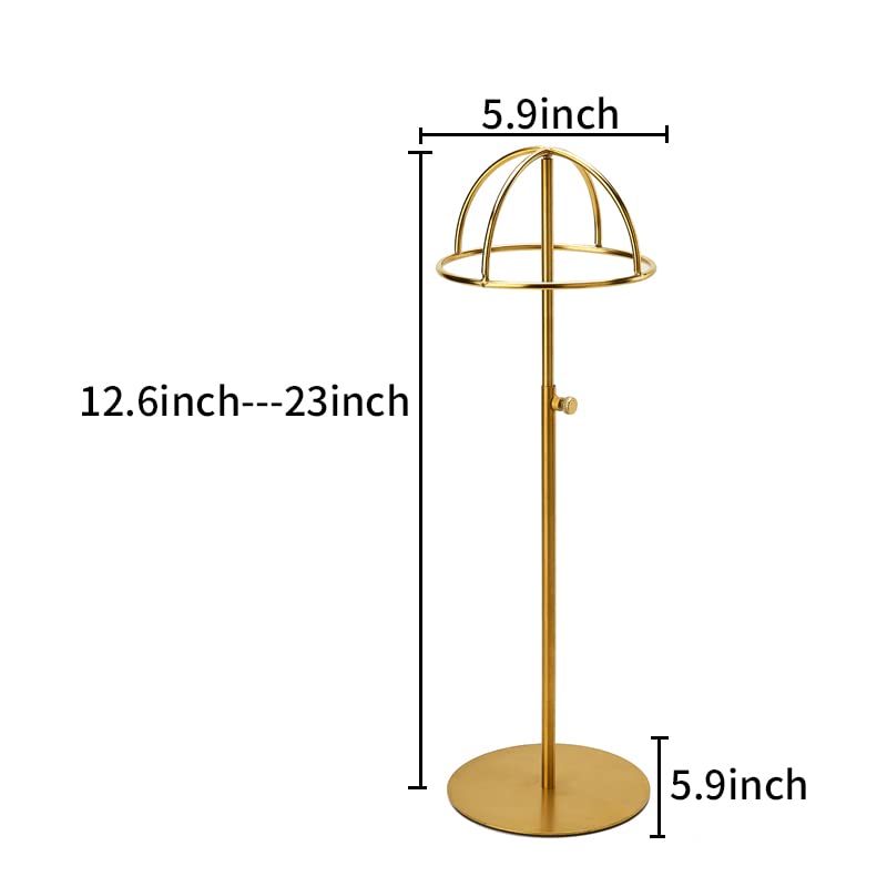 Gold Hat Display Stand 