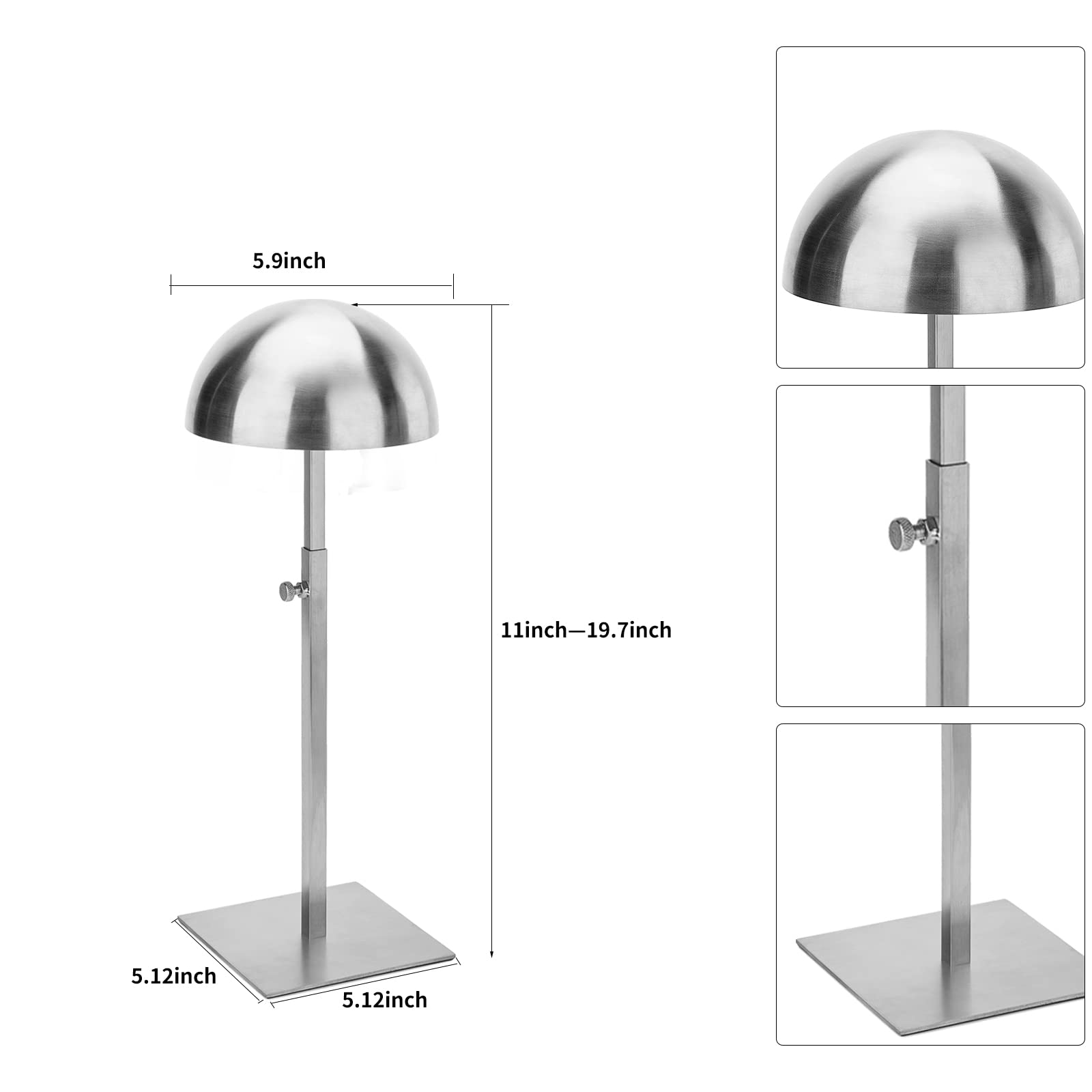 Silver Hat Stand 
