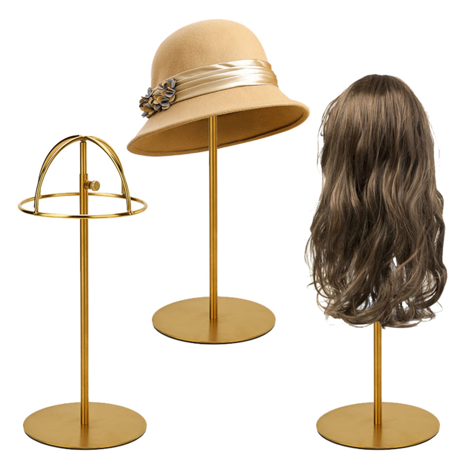 Gold Hat Display Stand 