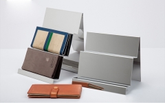 Organize Your Store with a Stylish Silver Wallet Display Rack